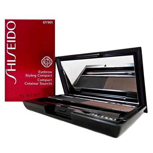 Shiseido Eyebrow Styling Compact for Women, No. GY901 Deep Brown, 0.14 oz