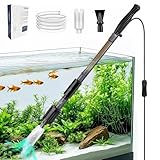 【2025年新グレード】電動 水換えポンプ USB給電 5V3A 3in1多機能 水換え 砂利洗浄 水槽水換え 清掃 底砂クリーナー アクアリウム 浄水器 800L/h流量 長さ調整可能 組み立て簡単 楽に水槽清掃 1.5mホース 日本語説明書付き