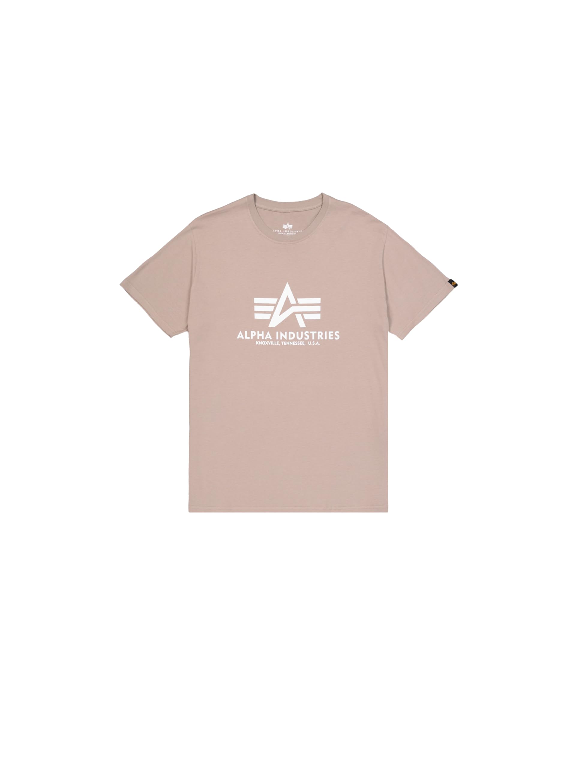 Alpha Industries Herren Basic T-Shirt, Vintage Sand, XXL