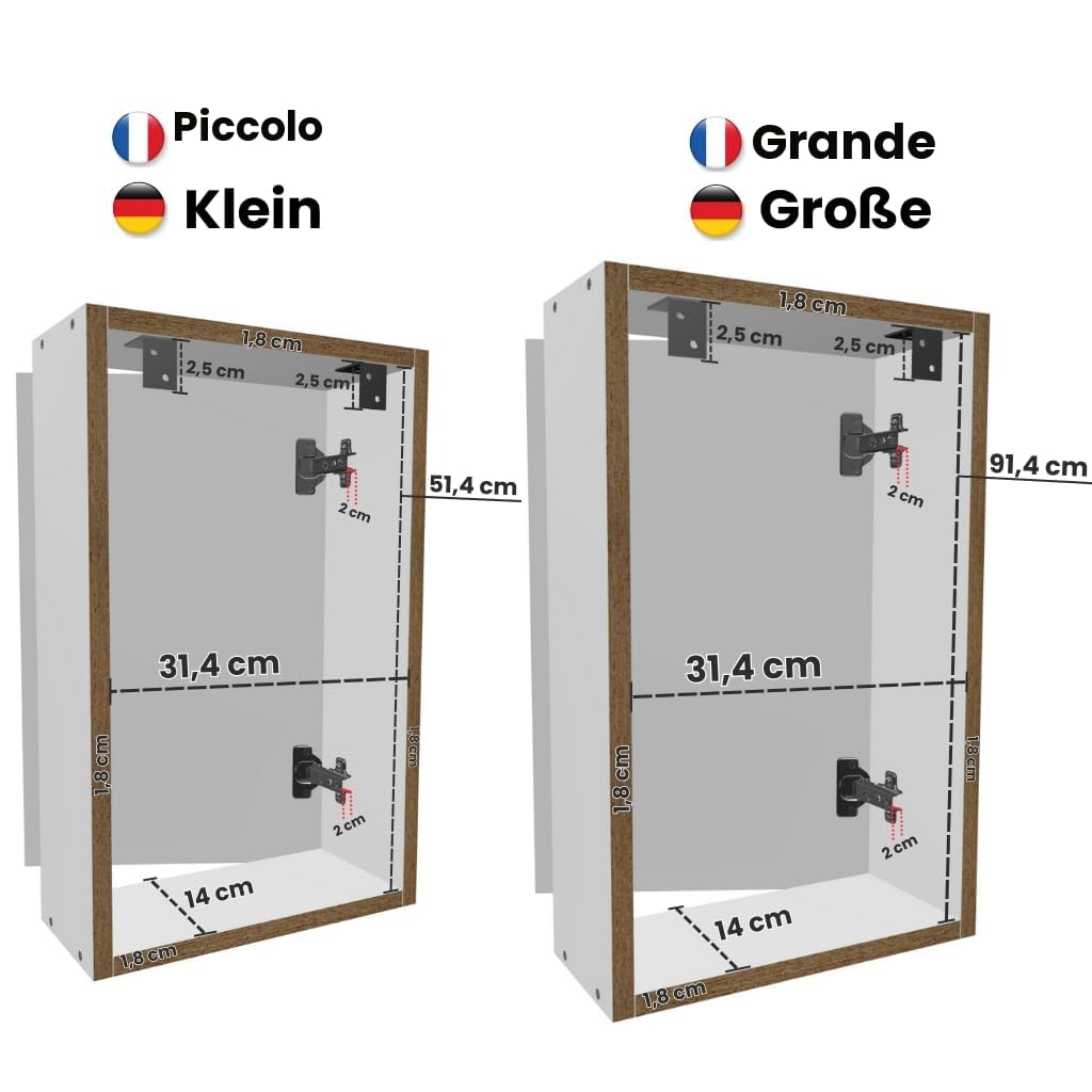Coperchio per Quadro Elettrico, Coffret Elettrico, Coperchio per Contatore Elettrico, Coffret di Rivestimento per Quadro Elettrico (Grande, Bianco + Serratura (2 Chiavi)) - Clim-Box