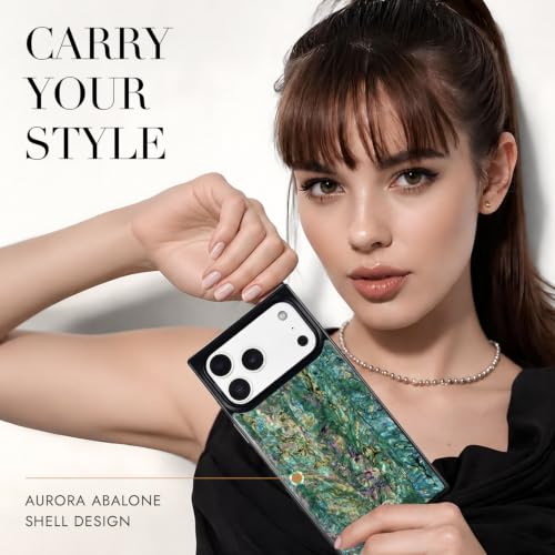 Image of COCOMII Rectangle for iPhone 18 Pro Max /17 Pro Max Case, Aurora Abalone