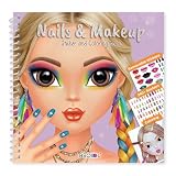 BSCOOL Drawing, Coloring & Sticker. Nails & Makeup Dress Up Sticker Book with 240+ Removable Stickers. Endless...
