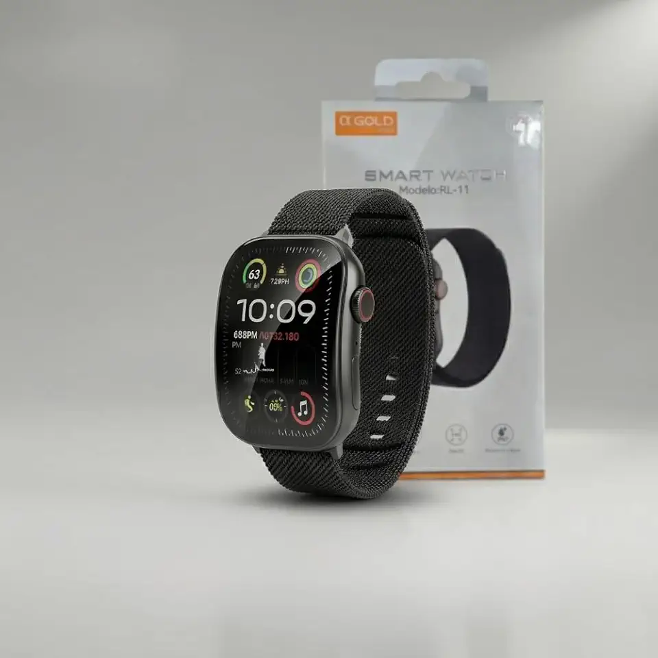 Relógio Inteligente Digital, Smartwatch Bluetooth com Chamadas Monitor Cardíaco Tela 2.02 Touch Compatível Android, iOS, Resistente à Água, Bateria Longa Duração, Fitness, Saúde, Notificações