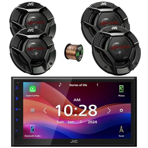 Receptor JVC KW-M695BW 6.8" pantalla táctil WiFi Bluetooth miniatura 1
