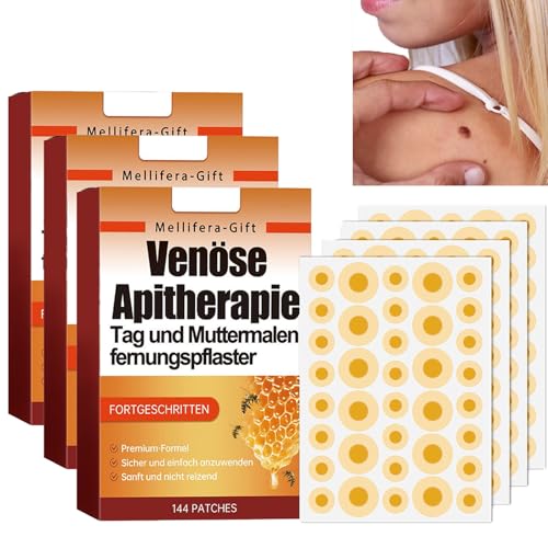 144 PCS Quita verrugas,Mole Removal Patches,Parches Quita Verrugas Cuello y Cara,Wart and Mole Removal Patches,Eliminador De Marcas En La Piel,Removedor de Verrugas (432pcs)