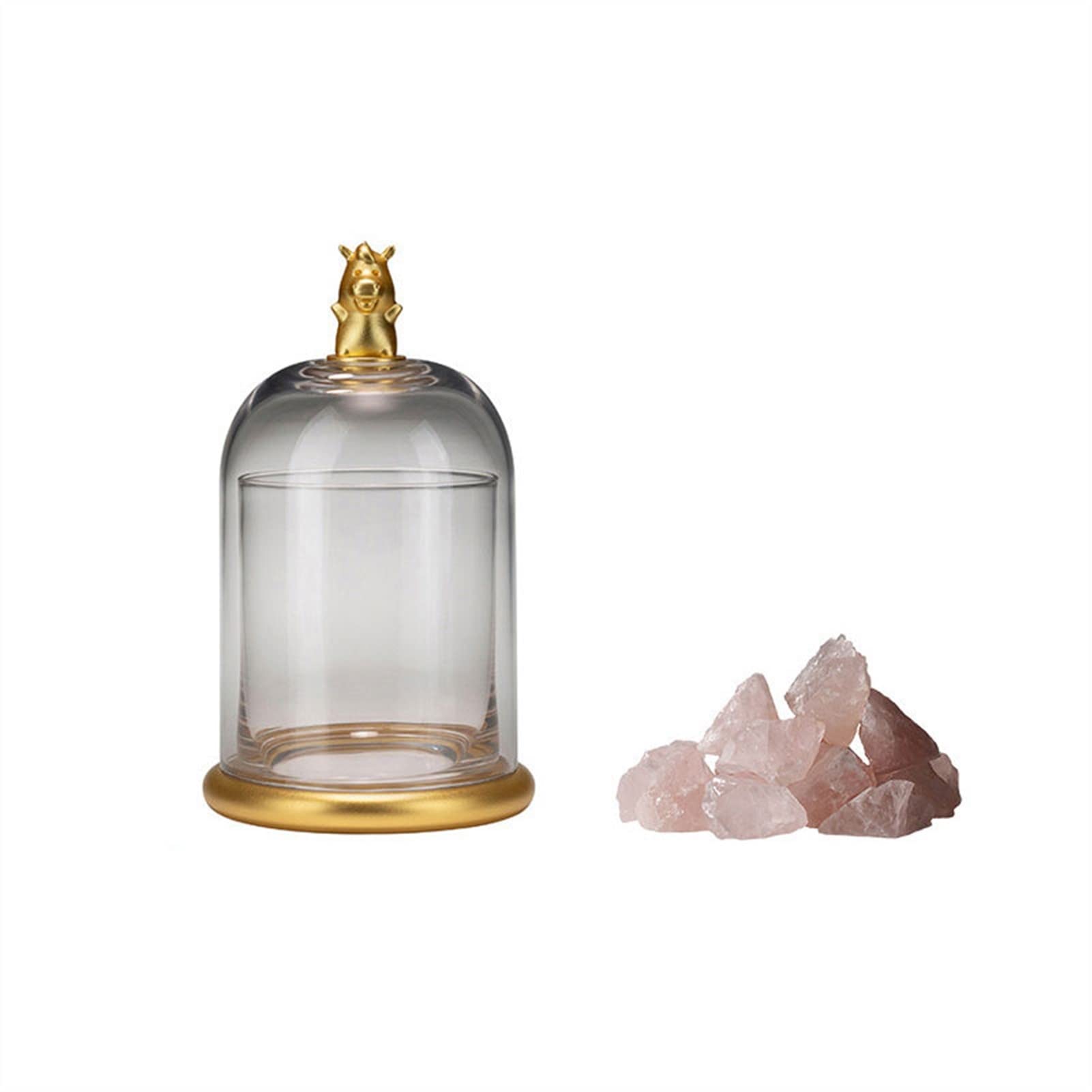 SnamicE Sculpture Decor Brass Animal Ornaments, Chinese Zodiac Animal Aromatherapy Desktop Ornaments, Including Zodiac Bottle And Spar, Zodiac Ornaments, Horse Statue Decora,
