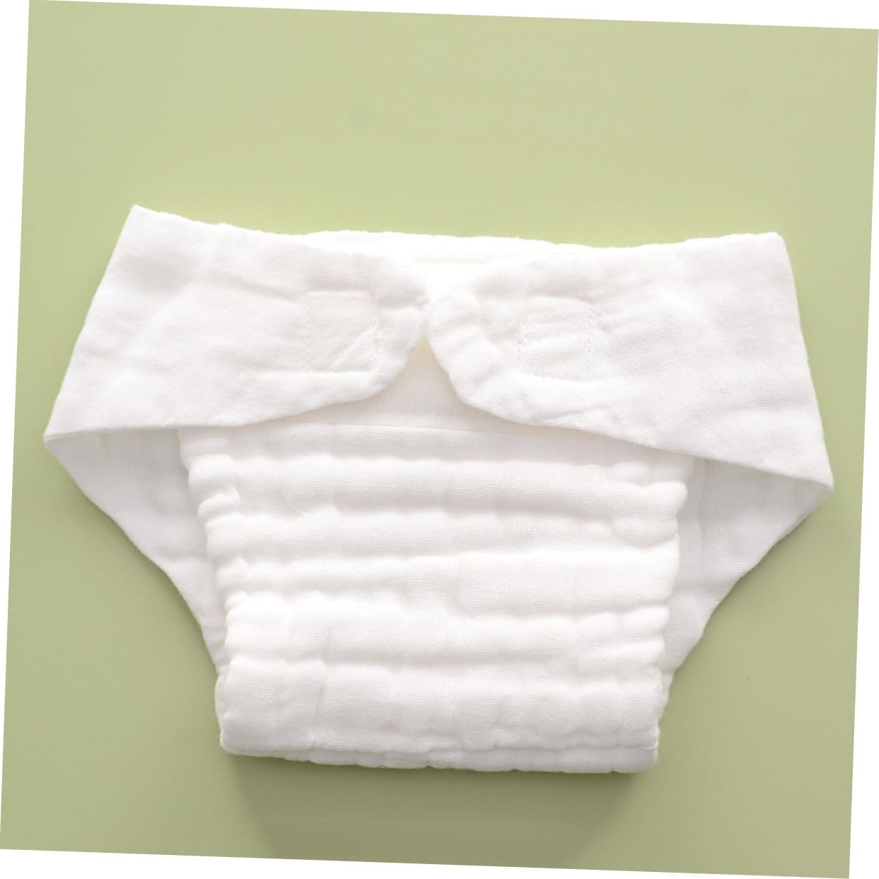 Forros de Pañal Reutilizables para Ñiño, Algodón Blanco, 5 Piezas