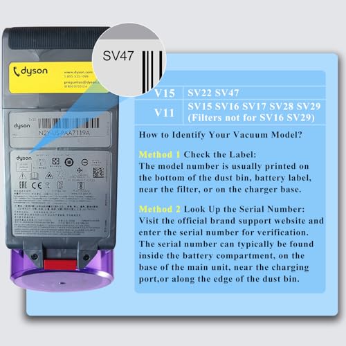 Image of 10000mAh Professional Replacement for Dyson V15 Battery SV22 SV47