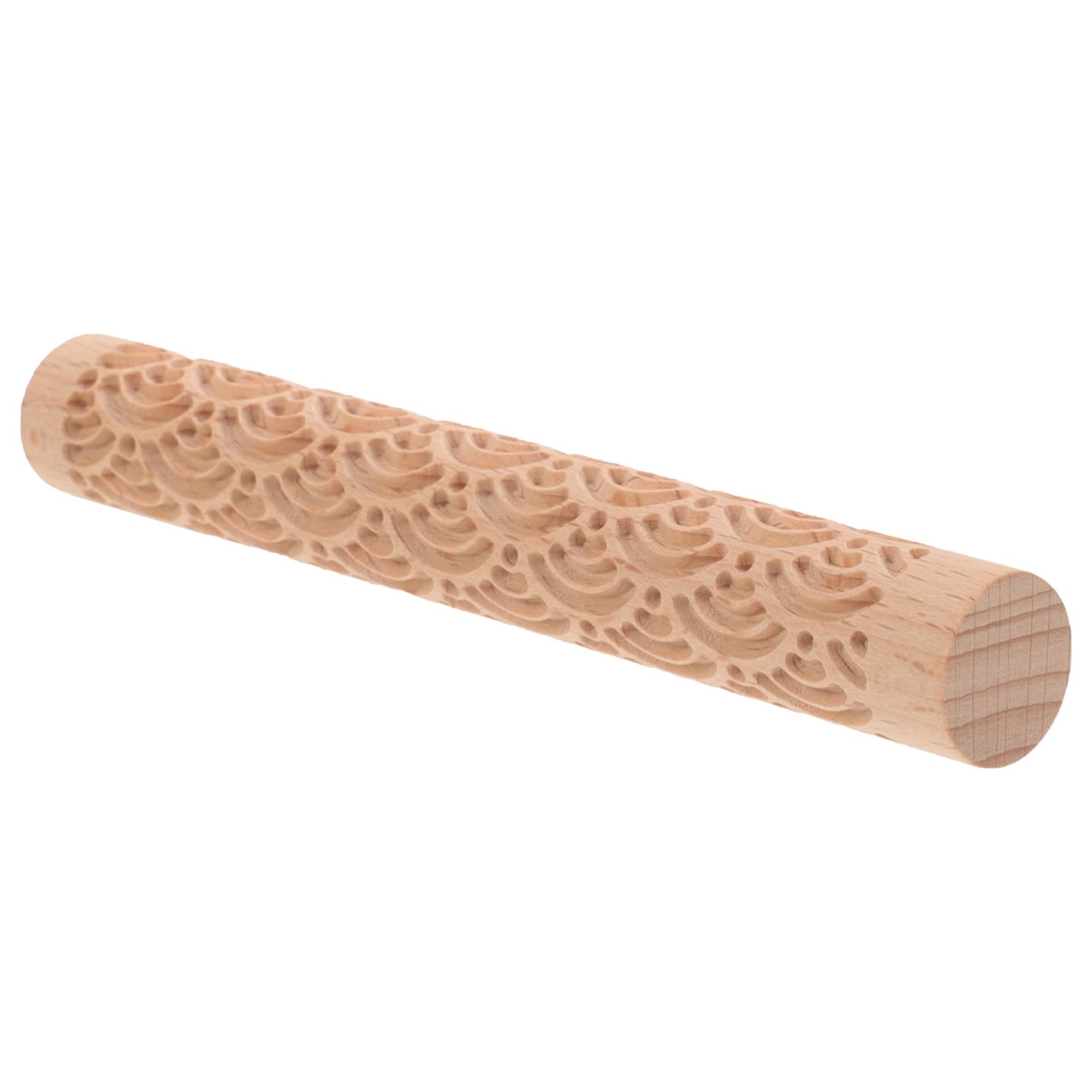 ABOOFAN Lot De 5 Rouleaux De Texture en Bois pour Poterie Et Argile Rouleau À Pâtisserie en Relief