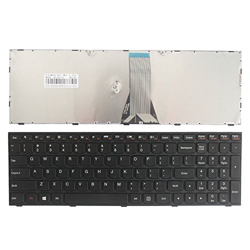 Laptop Replacement Keyboard Fit Lenovo IdeaPad G50-30 G50-45 G50-70 G50-80 G70-35 G70-70 G70-80 G50-70M US Layout (No Backlight Black)