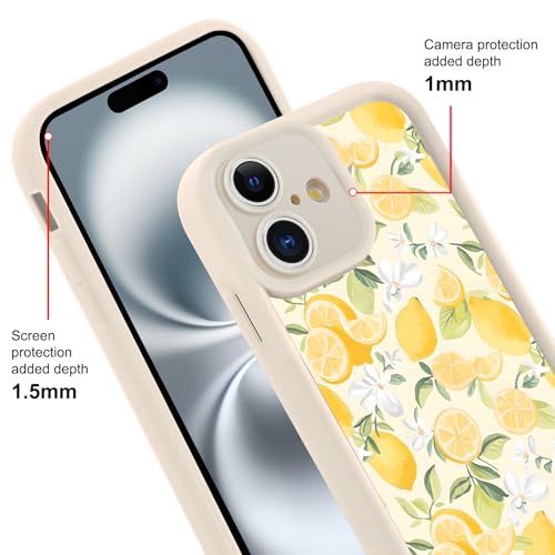 Coque iPhone 16 motif esthétique fleurs évite rayures silicone RUMSEY