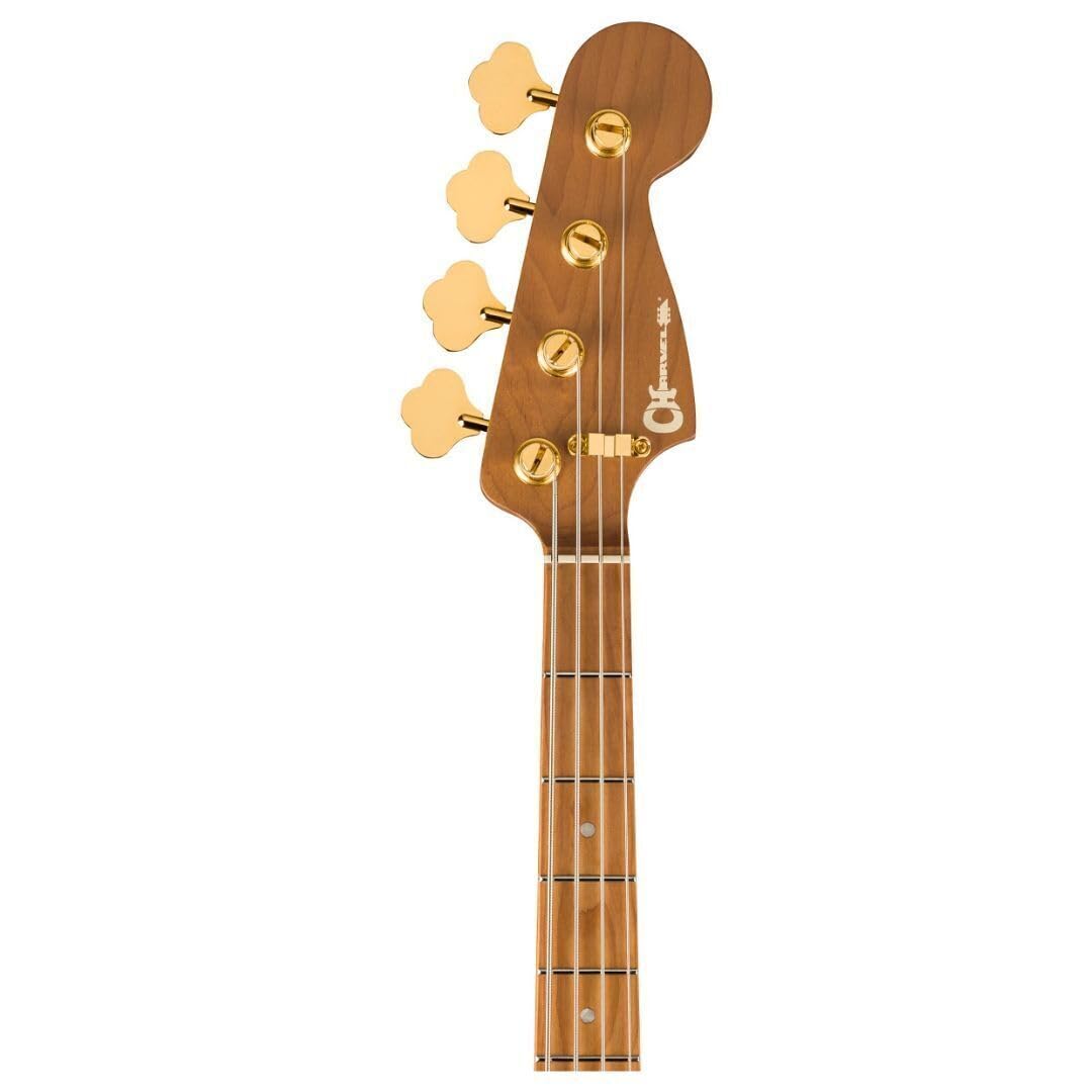 Amazon | Charvel/Pro-Mod San Dimas Bass PJ IV MAH Caramelized
