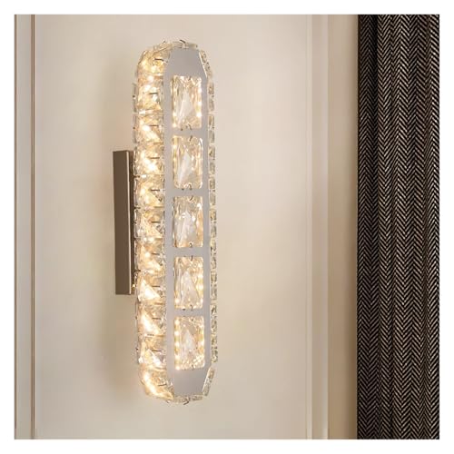 Luz interior decorativa del pasillo con lámpara de pared de tira de cristales 3