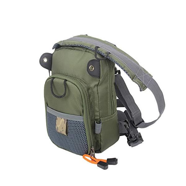 Kylebooker-Fly-Fishing-Chest-Pack-Lightweight-Tackle-Storage-Pouch-Waist-Bag Kylebooker Fly Fishing Chest Pack Lightweight Tackle Storage Pouch Waist Bag
