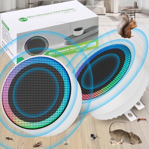 Image of Ultrasonic Pest Control Device,Mouse Repellent Ultrasonic Plug in,White