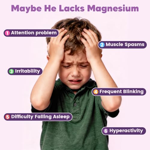 Image of Magnesium Glycinate Gummies for Kids & Adults - 400 /200mg Magnesium Supplement with L-Theanine, Chamomile, D3 & K2, Kids Sleep Gummies Melatonin Free, for Zzz & Relax, Cognition - Sugar Free, 60 Ct