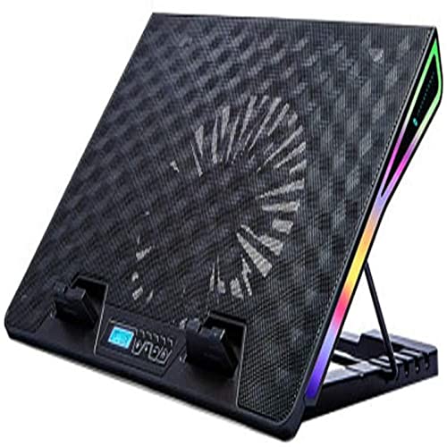 Base de refrigeración para portátil ideal para teletrabajo con luz RGB 2