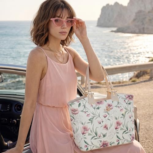 Image of LAVIE PARIS Women's Fleur Large Tote Handbag | Tote Bag for Work | Ladies Purse | Stylish Shoulder Bag | Gift for Women