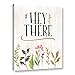 Produktbild ArtWall Tara Moss's Hey There Flowers Cream BG, Gallery Wrapped Canvas 18x24