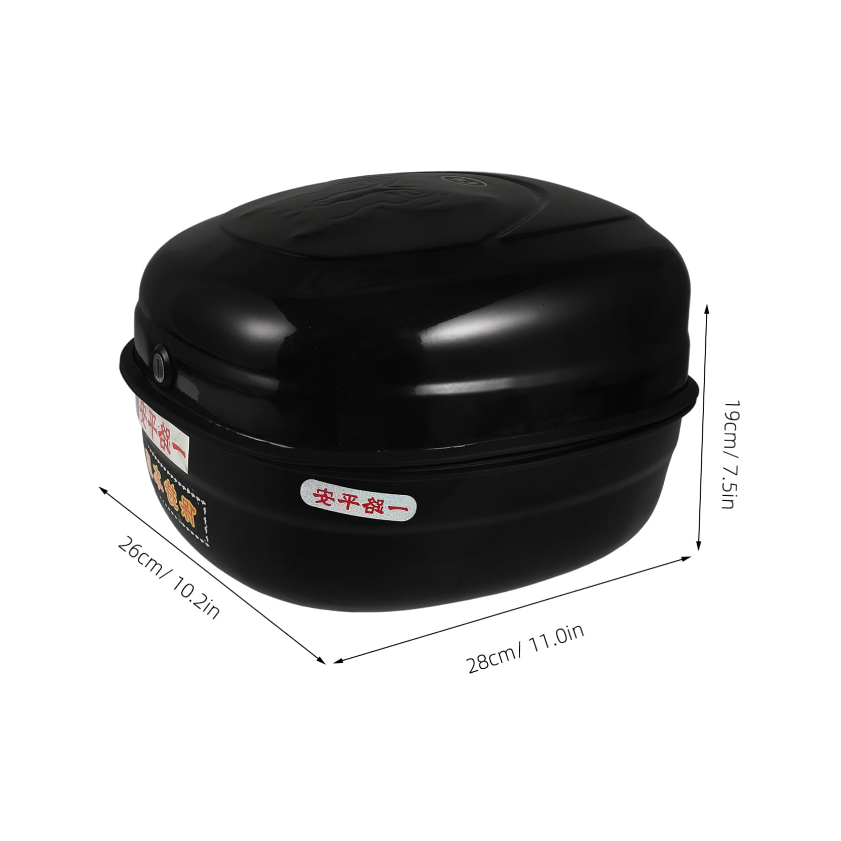 Cabilock Motorcycle Tail Box Compact Tool Storage Trunk Easy Install Motorcycle Rear Sturdy All Design for Electric Bikes Versatile Storage