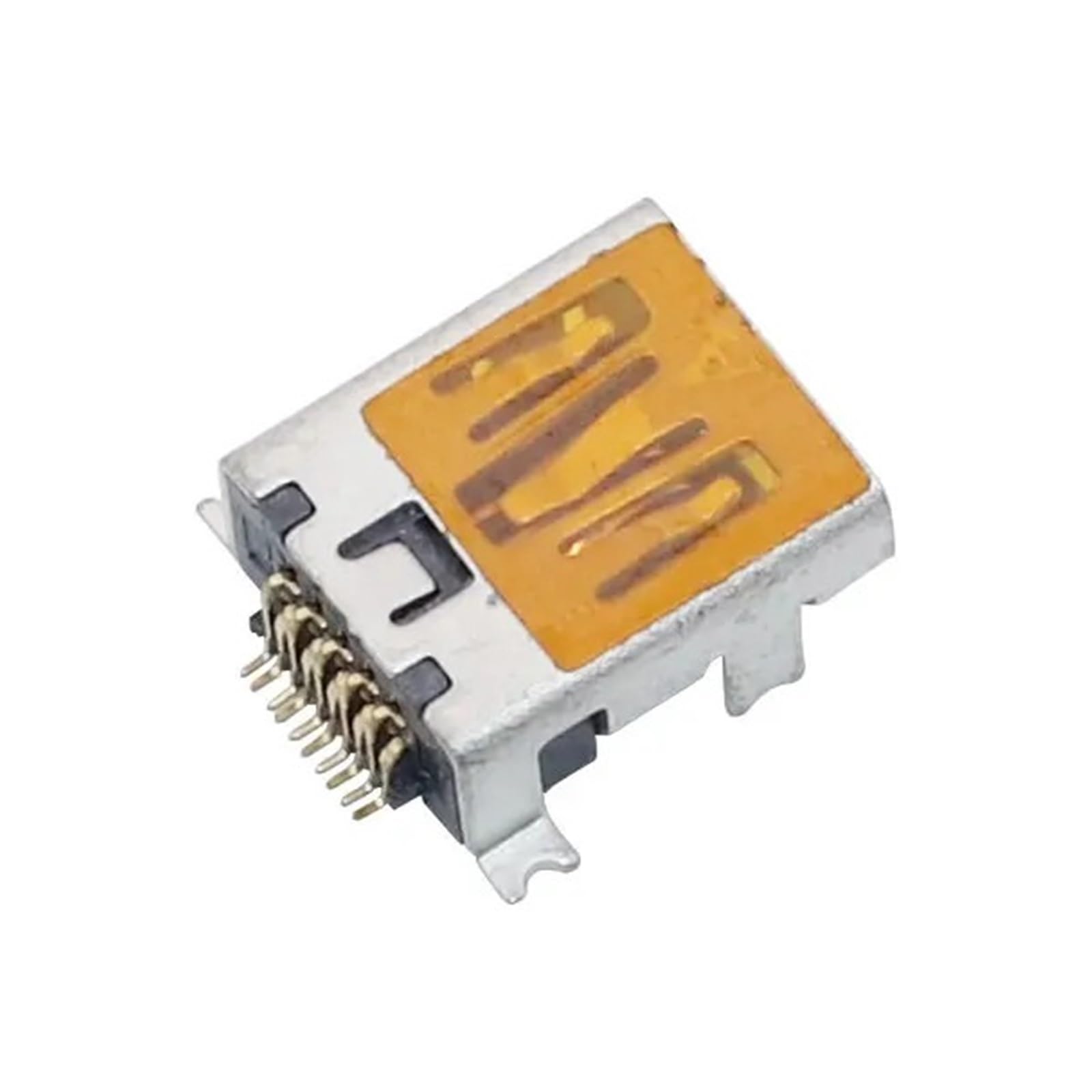 Męski adapter złącza jack mono, 10/50 szt. żeńskie mini USB typu B 10Pin SMT SMD DIP montaż złącza jack gniazdo ładowania wtyczka zasilania port płaskie usta(50 Pcs)