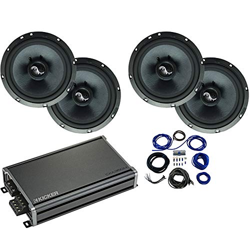 Harmony Audio Compatible with Chevrolet Equinox 2018-2019 Premium Speaker Replacement Package Bundle C65 CXA360.4