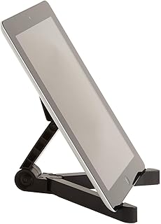 Tec-Digi Adjustable Tablet Holder Stand - Compatible with Apple iPad, Samsung Galaxy and Kindle Fire Tablets