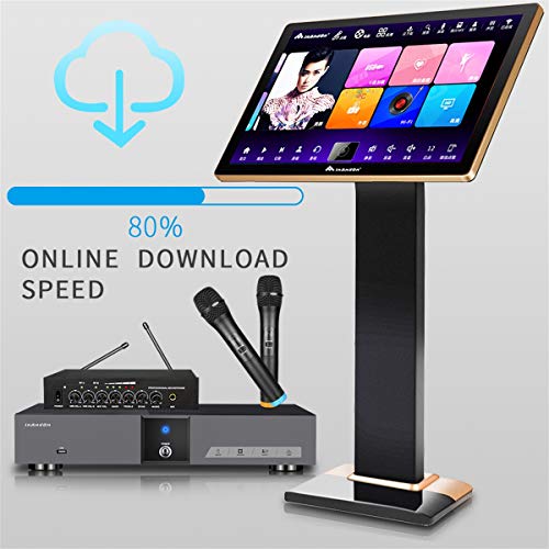 InAndOn KV-V5 Max Karaoke System, 22\" Touch Screen Karaoke Machine for Adults, YouTube Movie Song WiFi Cloud Download, Professional Karaoke System Fit for Home Party KTV Bar DJ - Thumbnail 3