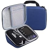 Case Compatible with 10 Series BP785N / BP786 / BP786N Wireless Upper Arm Blood Pressure Monitor, Fits Charger & Cuff (Dark Blue)