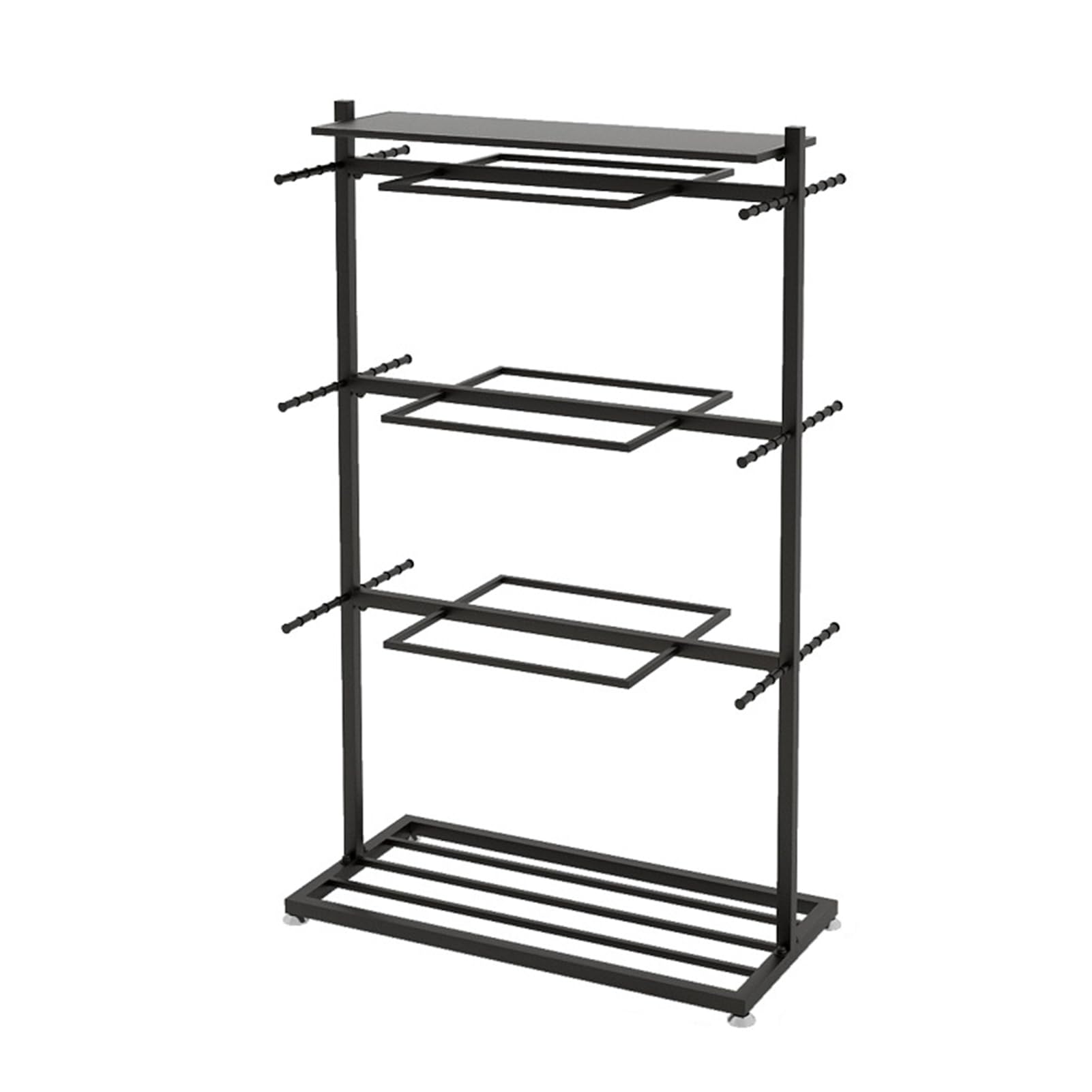 CENAP Underwear Display Stand Metal, Combination Bra Panty Socks Storage Rack Retail Store Clothing Hangers for Farmers Markets, Shopping Malls
