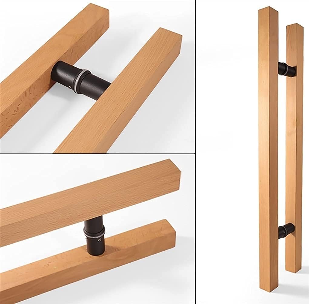 Door Handle Heavy-Duty Commercial Door Pull Handles,Glass Door Handle,Solid Wood Double-Sided Glass Door Handle,Back to Back H-Shaped Door Handle,Sliding Door Armrest Door Pulls