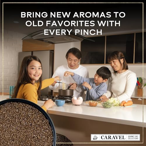 Smoked Applewood Salt for Finishing and Grilling – Natural and Aromatic Applewood Smoked Salt Seasoning Meats and Veggies – 4 oz Stackable Jar by Caravel Gourmet - Image 4