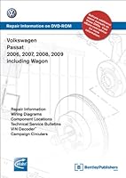 Volkswagen Passat 2006, 2007, 2008, 2009: Repair Manual on DVD-ROM: Includes Wagon 0837613612 Book Cover