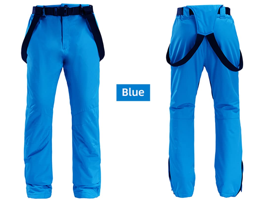 Tuta da sci invernale da uomo, antivento, impermeabile, calda, da sci all'aperto, set di pantaloni da sci e snowboard, set da uomo