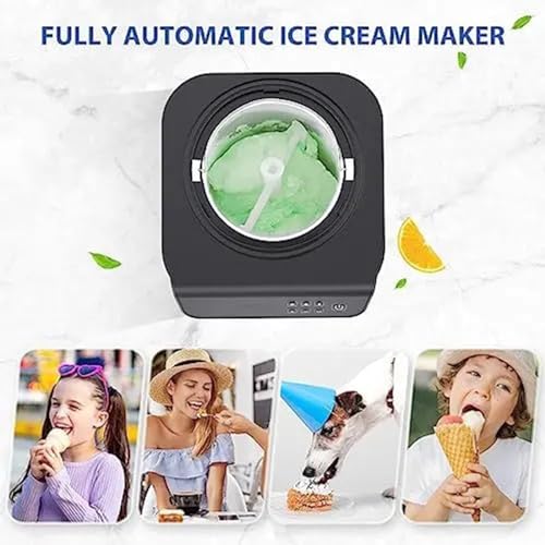 Machine à glace avec compresseur intégré et sorbotière automatique amovible