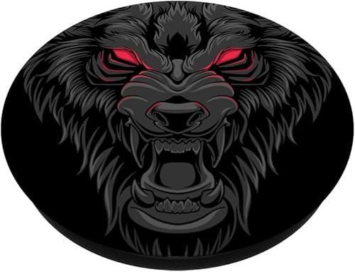 Miniatura 2 de Viking Fenrir - Monstruoso Lobo Mitología Nórdica Símbolo PopSockets intercambiables PopGrip