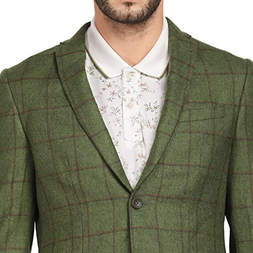 Image of Blackberrys Men Navy Checks Blazers