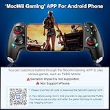 Megadream Mobile Phone Controller for iPhone/Android/iPad/Tablet - Switch/PC - Cloud Game - PS4/PS5/Xbox Remote Play Streaming, COD & Fortnite &More, Turbo/Macro (Black - Bluetooth Connection) - Image 6