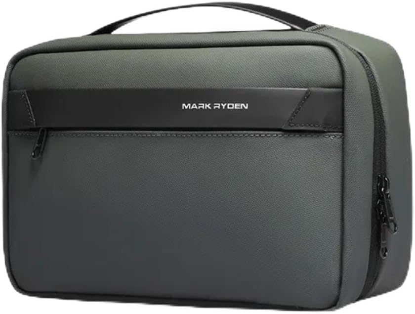 Travel Toiletry Bag Men's Business Trip Gods Dry Wet Separation Fitness Bath Bag Waterproof Makeup Storage Bag, Green, Travel Kit Toiletry Bag Organizer