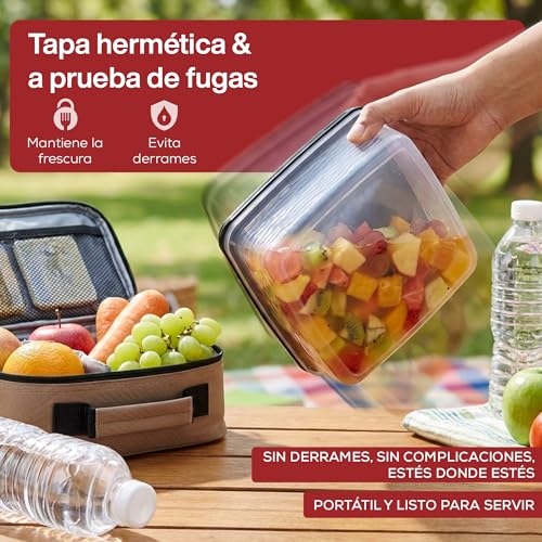 Image of Signoraware BPA Free Plastic Square Big Container (3 Ltr | red)