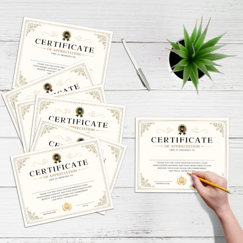 Image of Certificate of Appreciation -25pcs, Certificates of Recognition-A34