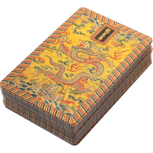 Alasum Goldfolie Pokerkarten Plastikspielkarten Portable Kartenspiel für Erwachsene Familienparty mit Hochwertiger Verarbeitung und Starker Spielbarkeit