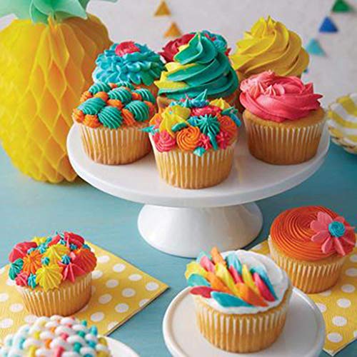 Set di beccucci per sac à poche in acciaio inox, 5 beccucci professionali senza cuciture, 5 misure per decorare cupcakes torte, glassa, biscotti