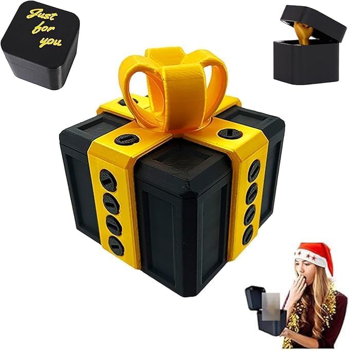 The Annoying Present with Finger, Hilarious Gag Prank Boxes Surprise Gift Box with Screws for Adults, 3D Printed Funny For Birthday Christmas (N-1PC) — image 1