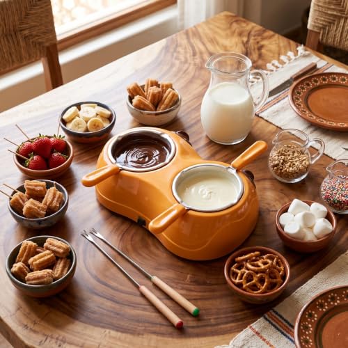 Chocolate Melting Machine, PP and aluminum Double Pot Kitchen Tool for chocolate butter Cookies Cakes, Two Temperature Adjustments (US Plug 110-240V) by Yosoo Health Gear - Used condition - Image 3