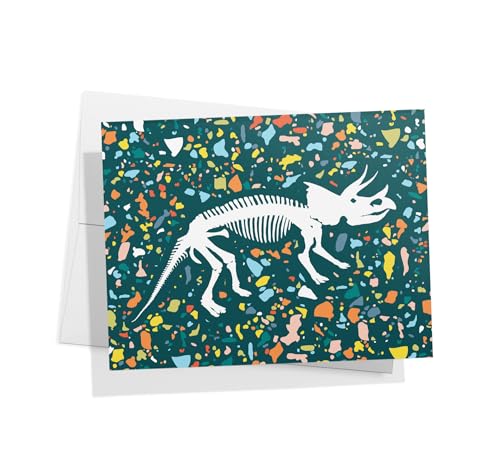 Image of Twigs Paper Jurassic Joy Thank You Cards, 12 Dinosaur Note Cards