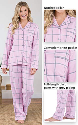 PajamaGram World's Softest Flannel Women's Boyfriend Pajamas4