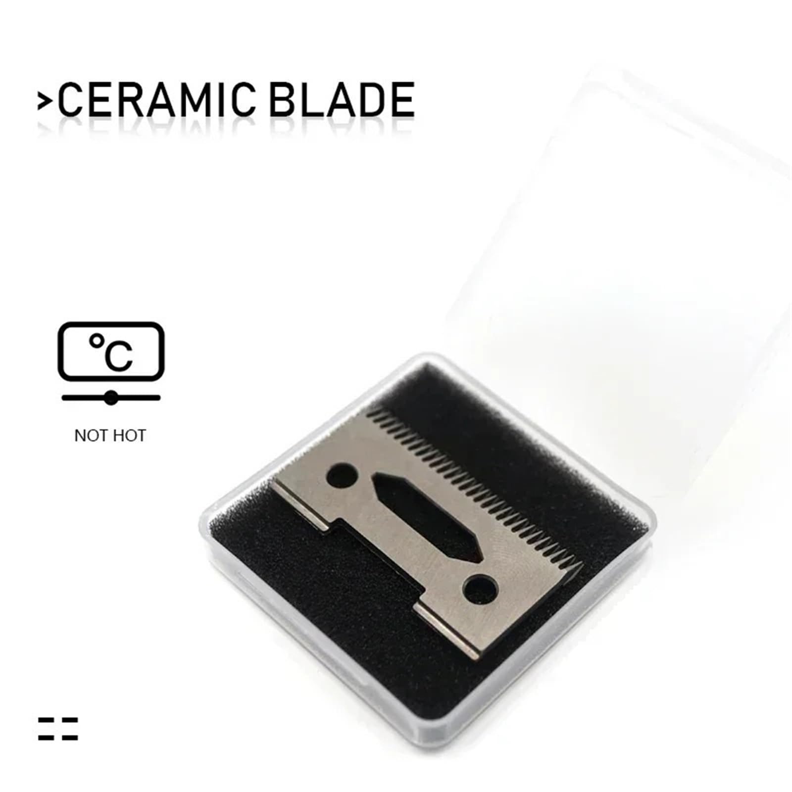 Lames De Coupe En Céramique, Compatibles Avec Les Tondeuses À Cheveux MADESHOW, M10/M5f/KM2296 ; Tête De Rechange Mobile(1 Piece)