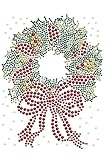 Dog in the Closet Christmas Wreath - Bling Christmas Bandana - White