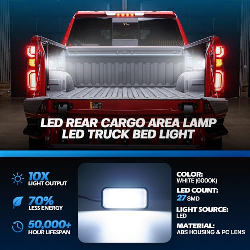 2Pcs LED luces para caja de camión Chevy Silverado 2019-2026 miniatura 4